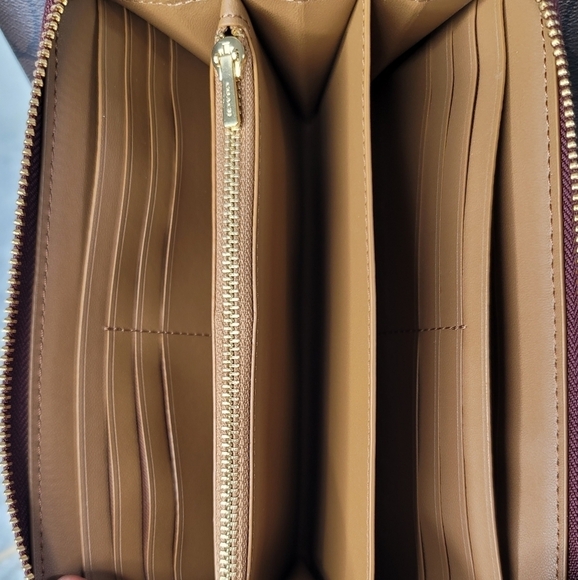 🌸 COACH SET 2PCS tote shoulder bag wallet + handbag NWT Matching Wallet - Picture 13 of 14